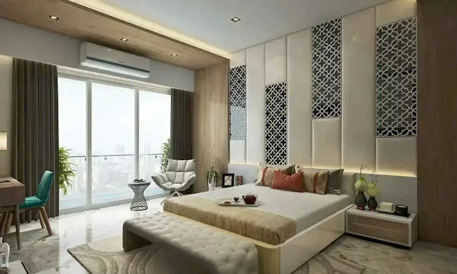 Bedroom with Deck